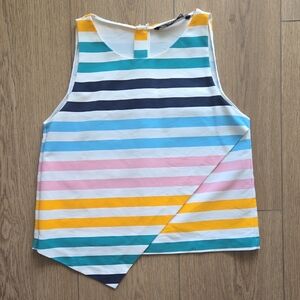 Zara Multicolor Striped Top